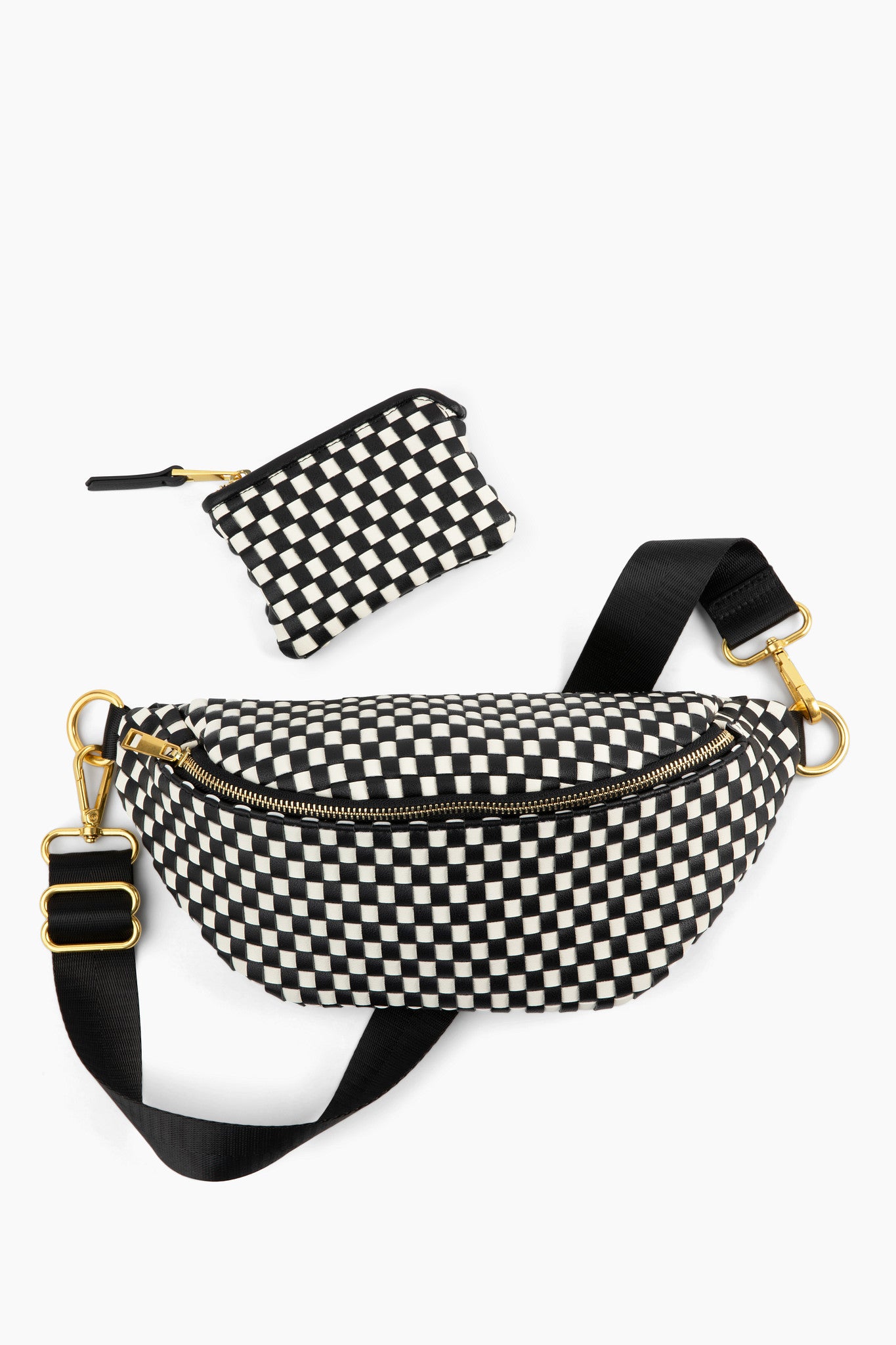 The Fawny Pack - Woven Black/White