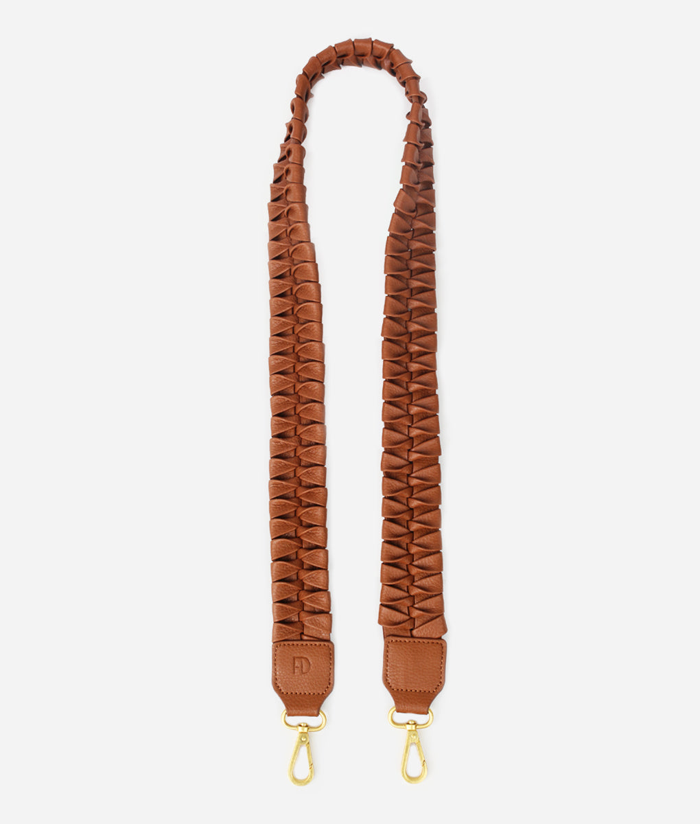 Braided shoulder strap on sale