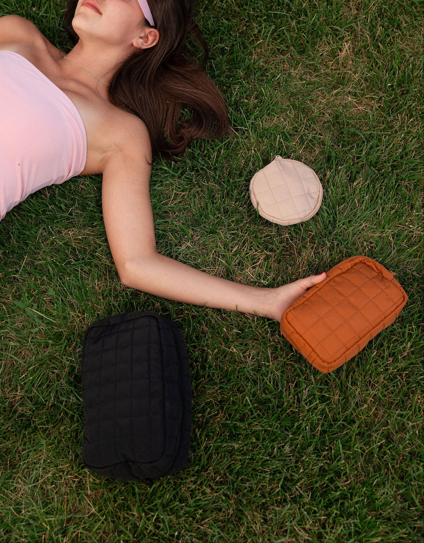 The Quilted Pouch Set