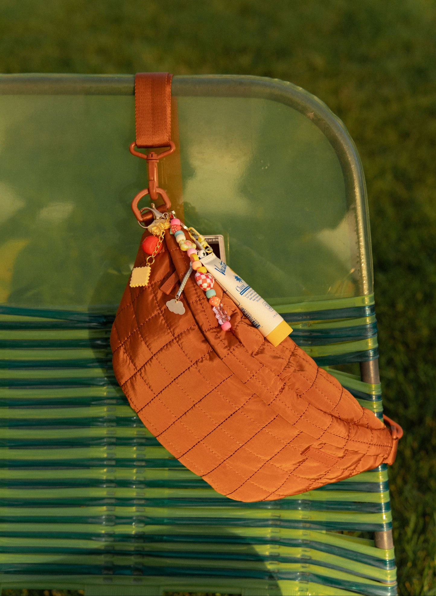 The Quilted Fawny Pack - Brown