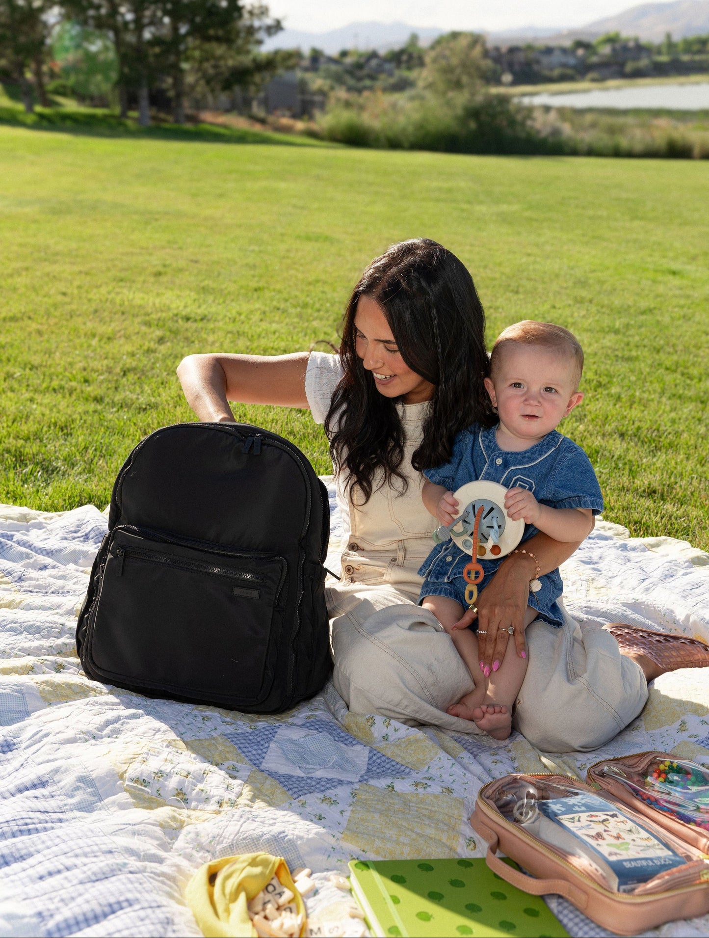The Nylon Diaper Pack - Black