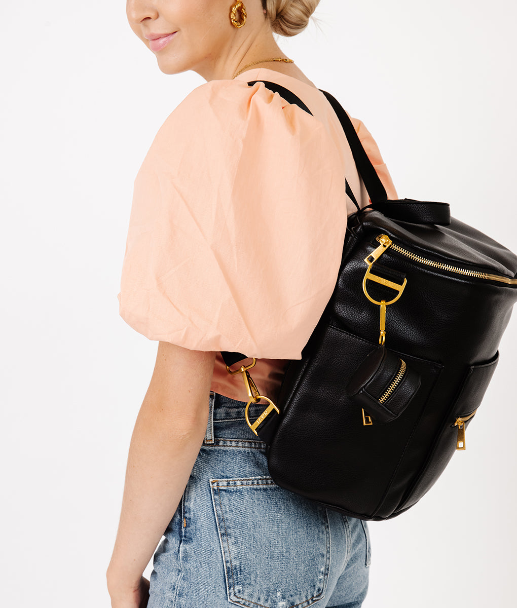 All black Fawn Design bag hot