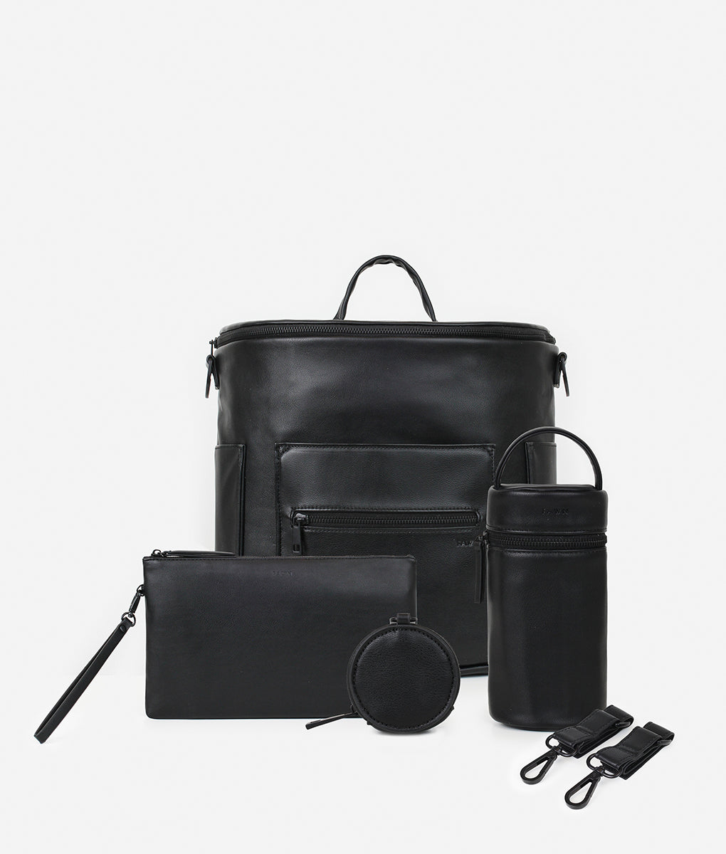 The Original Diaper Bag Bundle - Black/Black