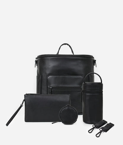 The Original Diaper Bag Bundle - Black/Black