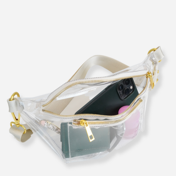 AH, Capri Designs Clear Belt Bag