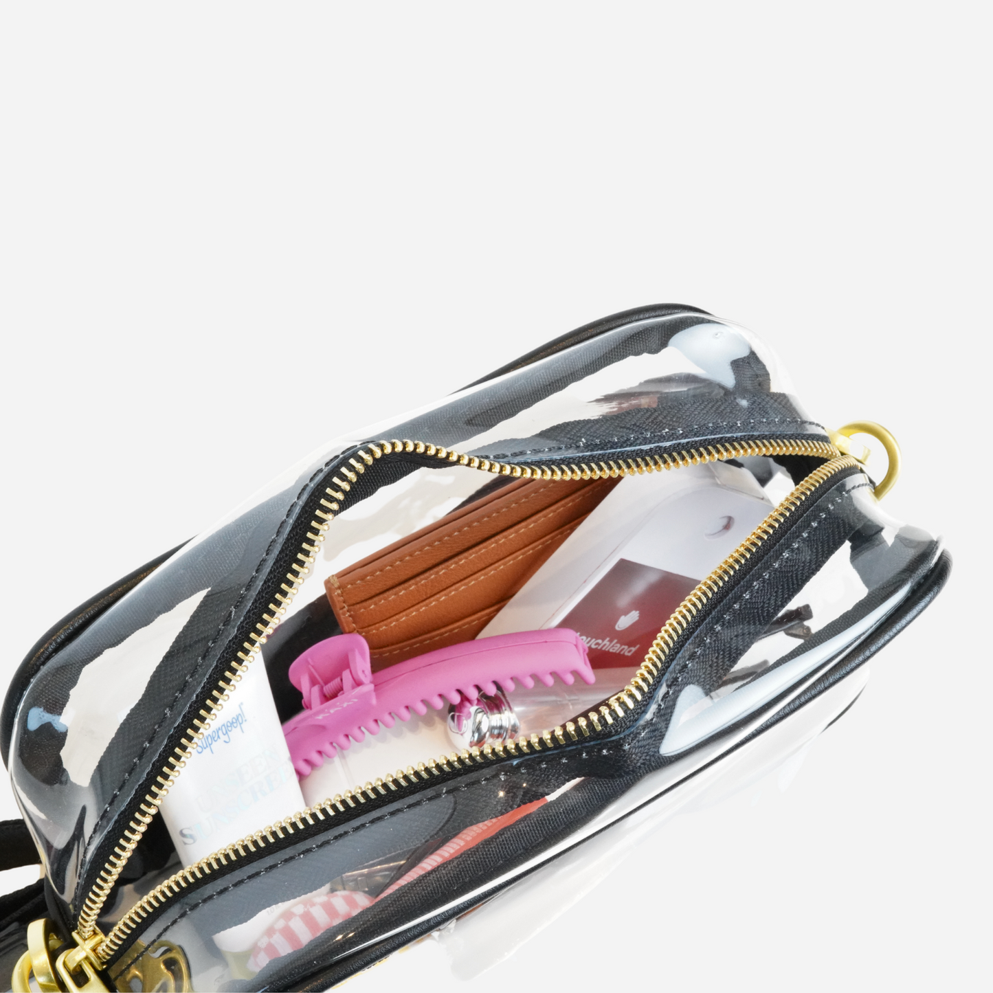 The Clear Crossbody - Black