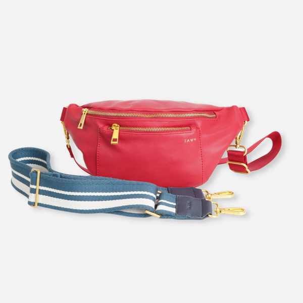 Fawn Design Fawny Pack for Women - Premium Fanny Pack Made of Faux Leather  with Adjustable Nylon