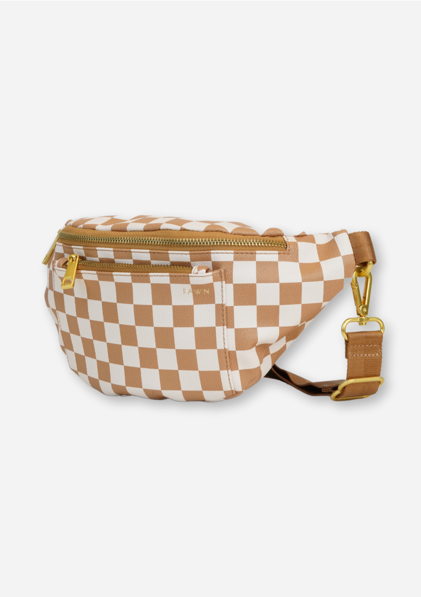 The Fawny Pack Tan Check Fawn Design
