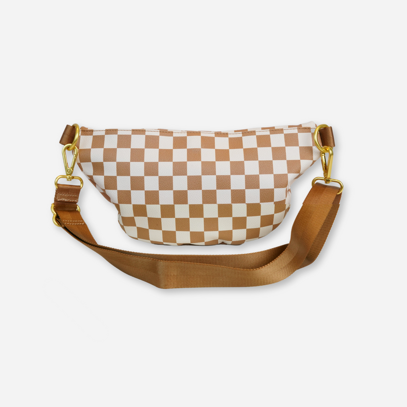 The Fawny Pack - Tan / Check – Fawn Design