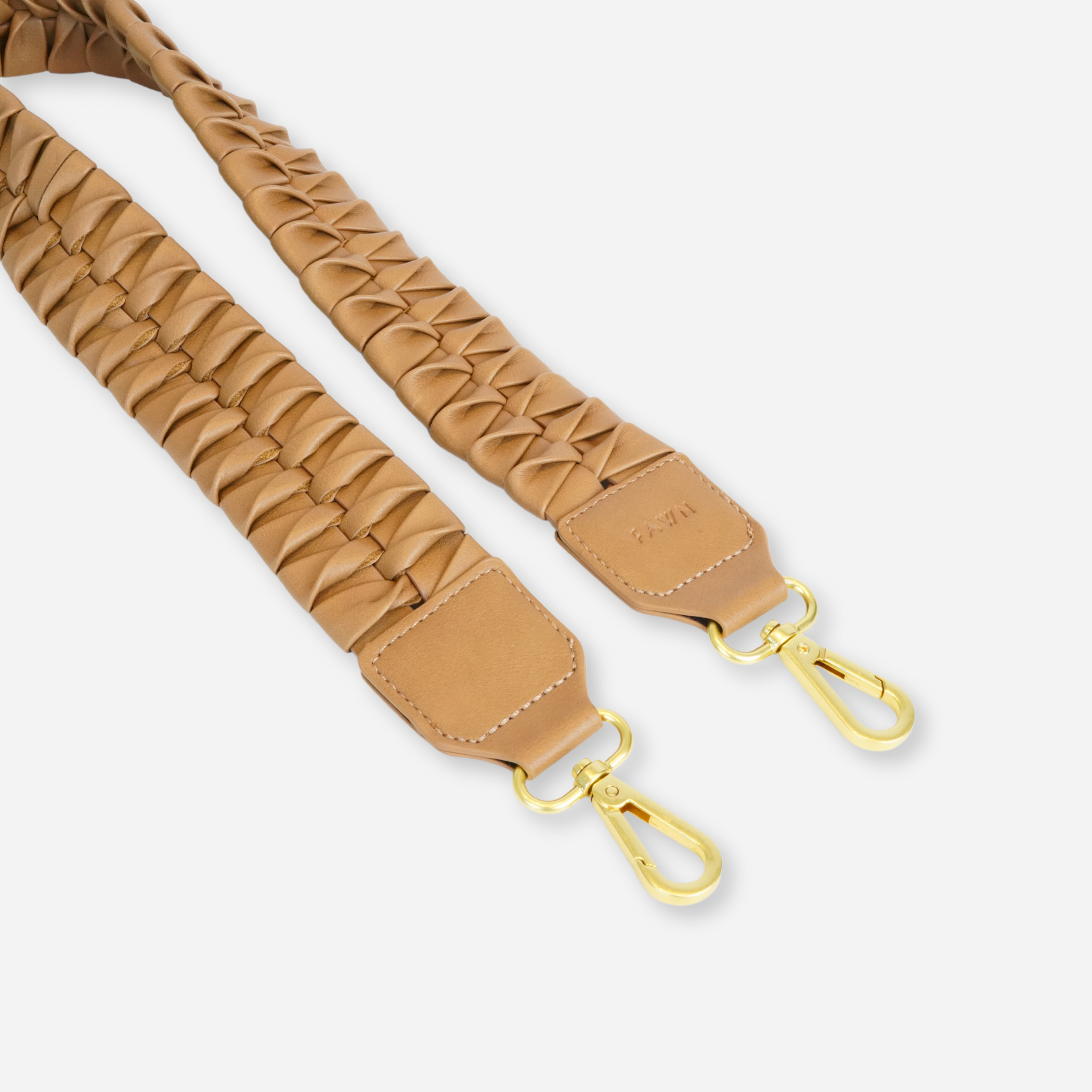 The Fishtail Braid Strap Short - Tan