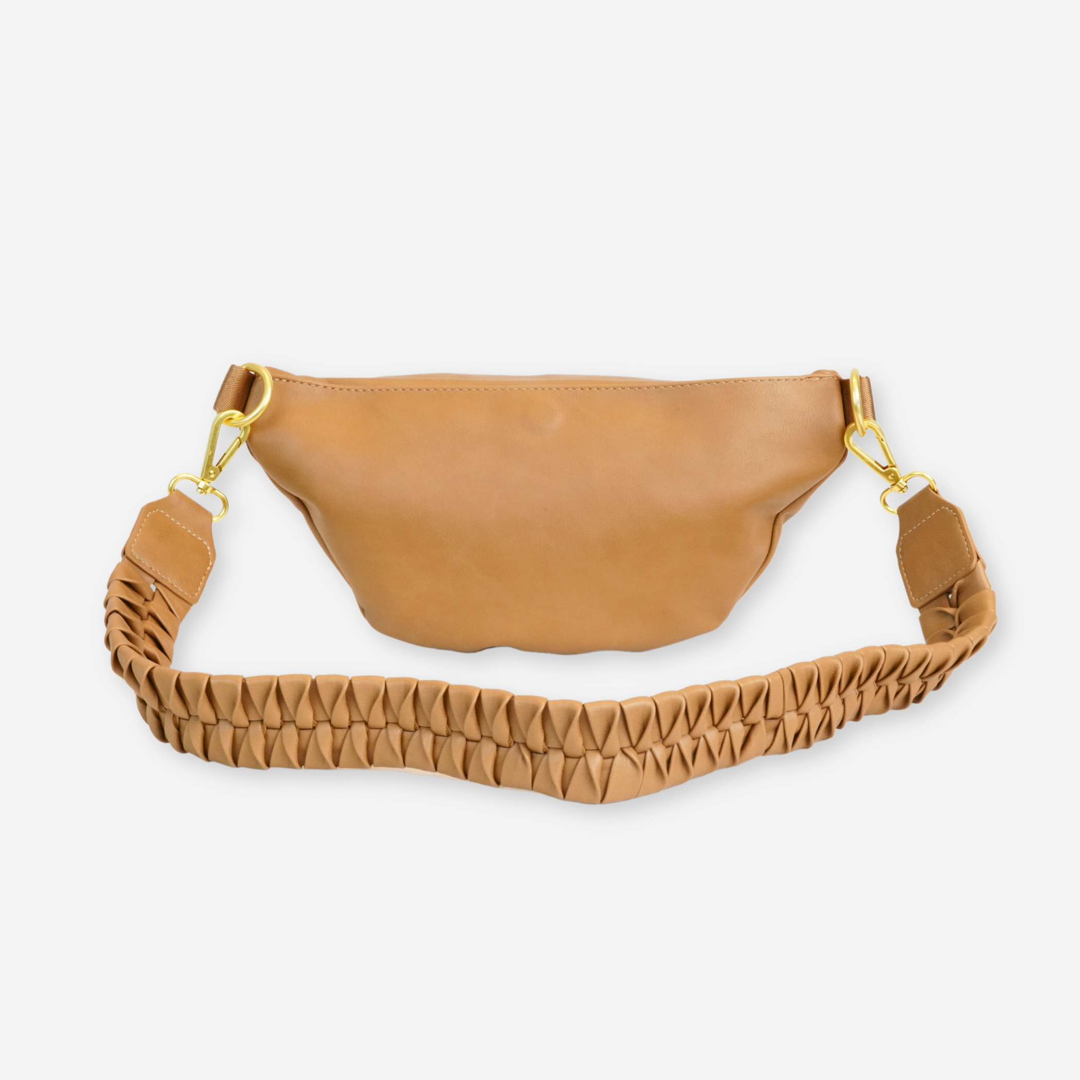 The Fishtail Braid Strap Short - Tan