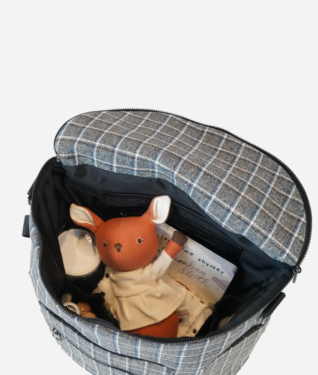 The Original Diaper Bag - Plaid Tweed