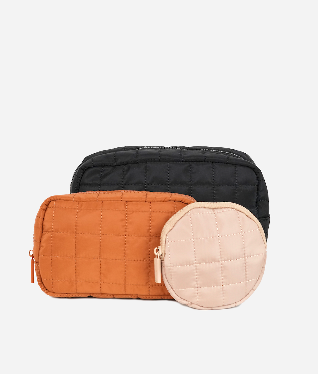 The Quilted Pouch Set