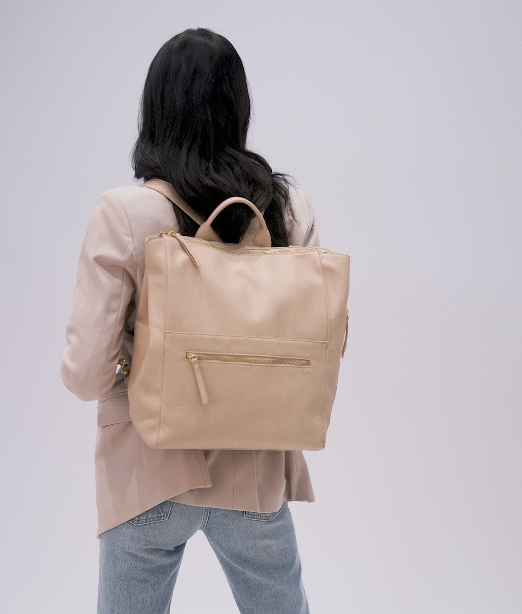 The Square Diaper Bag - Brown – Fawn Design