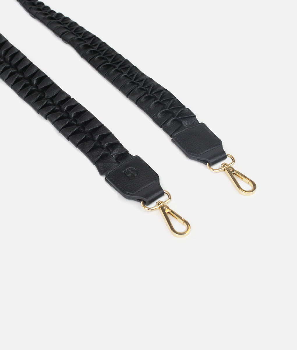 The Fishtail Braid Strap - Black