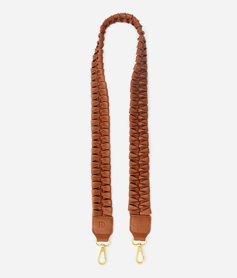The Fishtail Braid Strap - Brown – Fawn Design