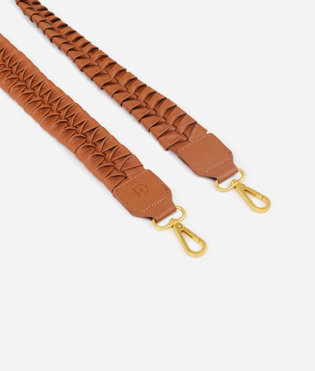 The Fishtail Braid Strap - Brown