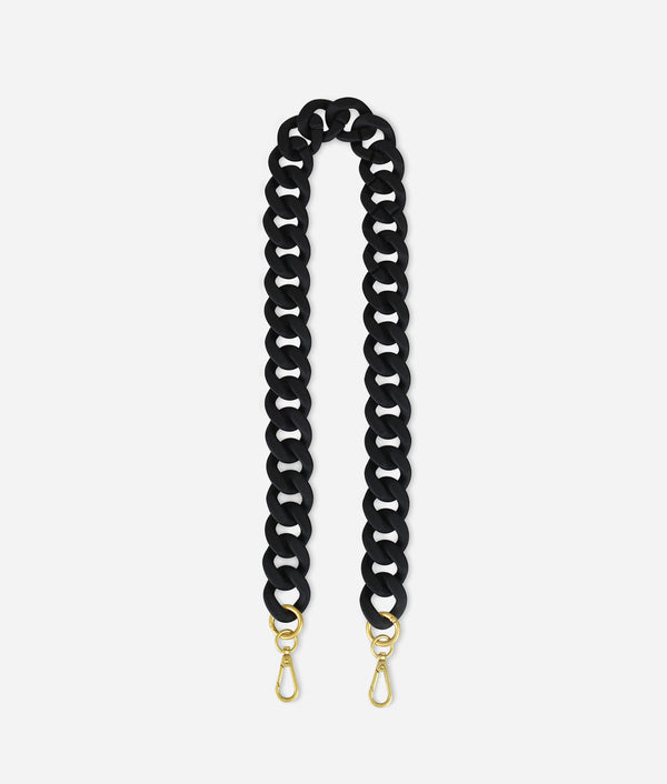 The Acrylic Chain Strap Short - Black