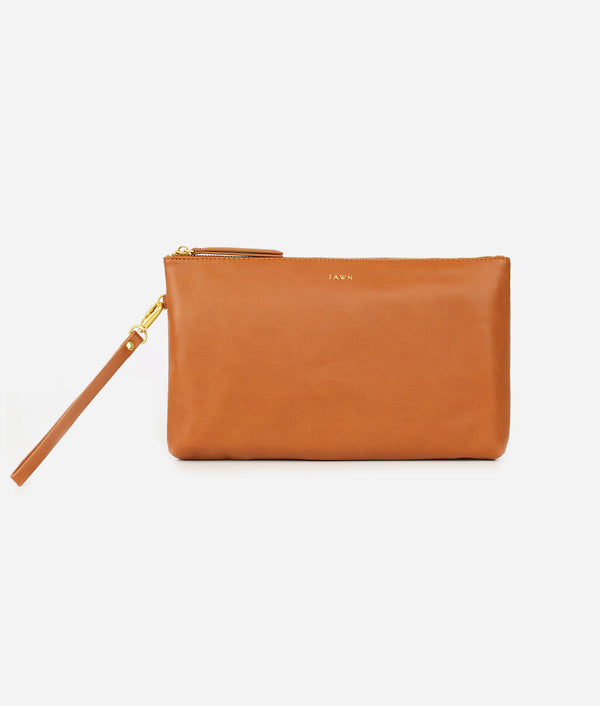 The Changing Clutch - Brown Matte