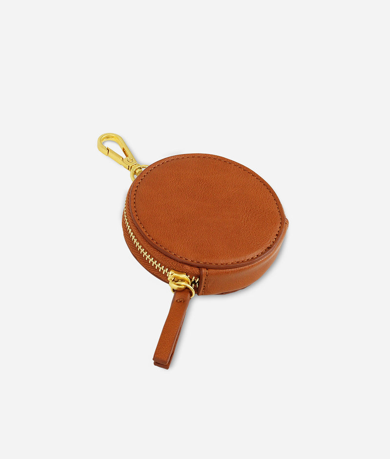 The Round Coin Pouch - Brown – Fawn Design