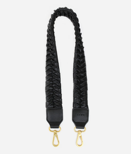 The Fishtail Braid Strap Short - Black – Fawn Design