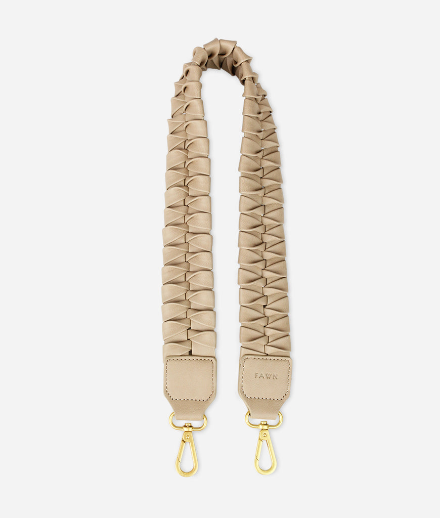 The Fishtail Braid Strap - Black – Fawn Design