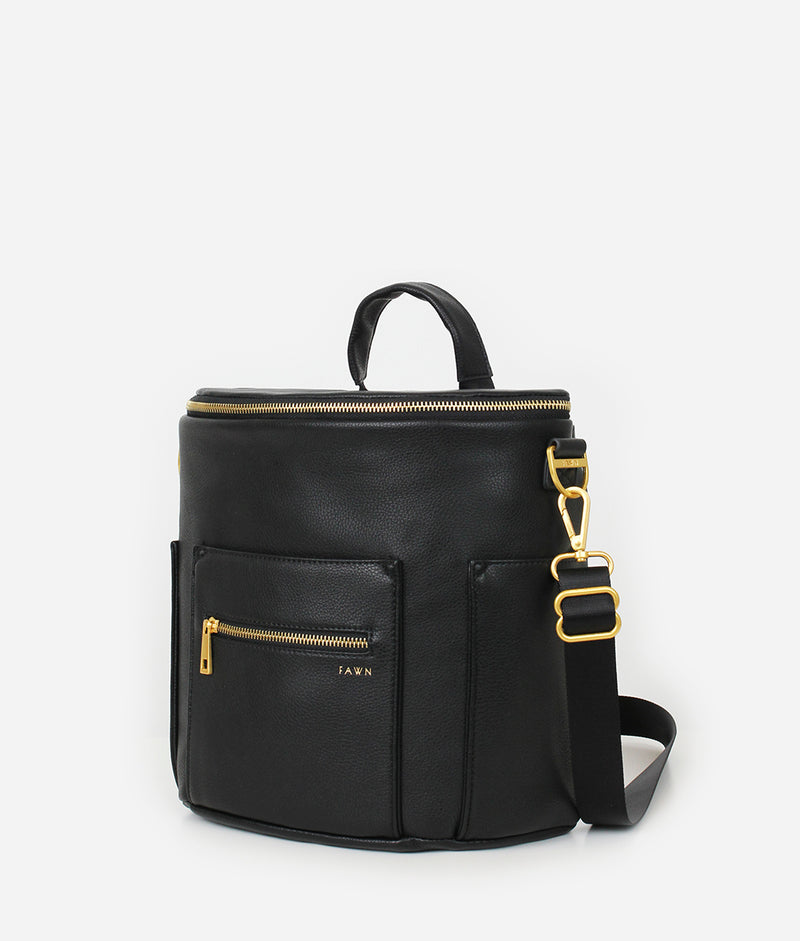 Fawn Design Mini Diaper Bag (Mini Travel Backpack for Baby Essentials) (warm Blush)
