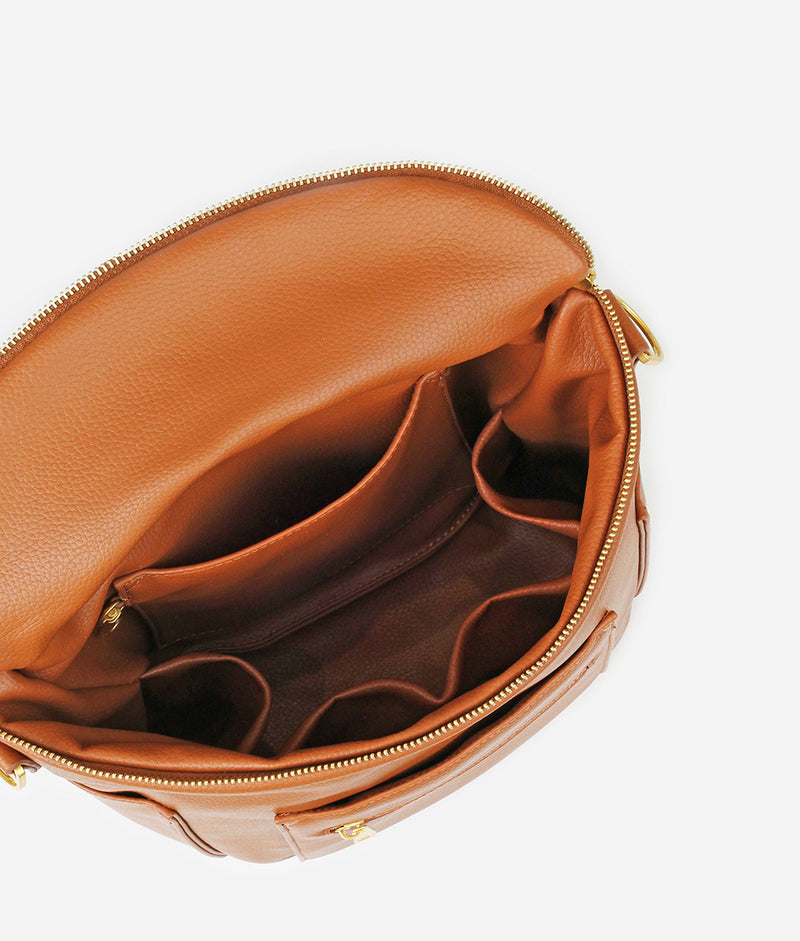 The Fawn Design Original Mini Brown Diaper Bag is the perfect