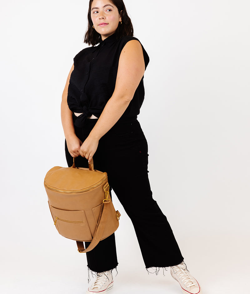 Fawn Design, Bags, New Fawn Design Mini Original In Brown Extra Strap  Pouch