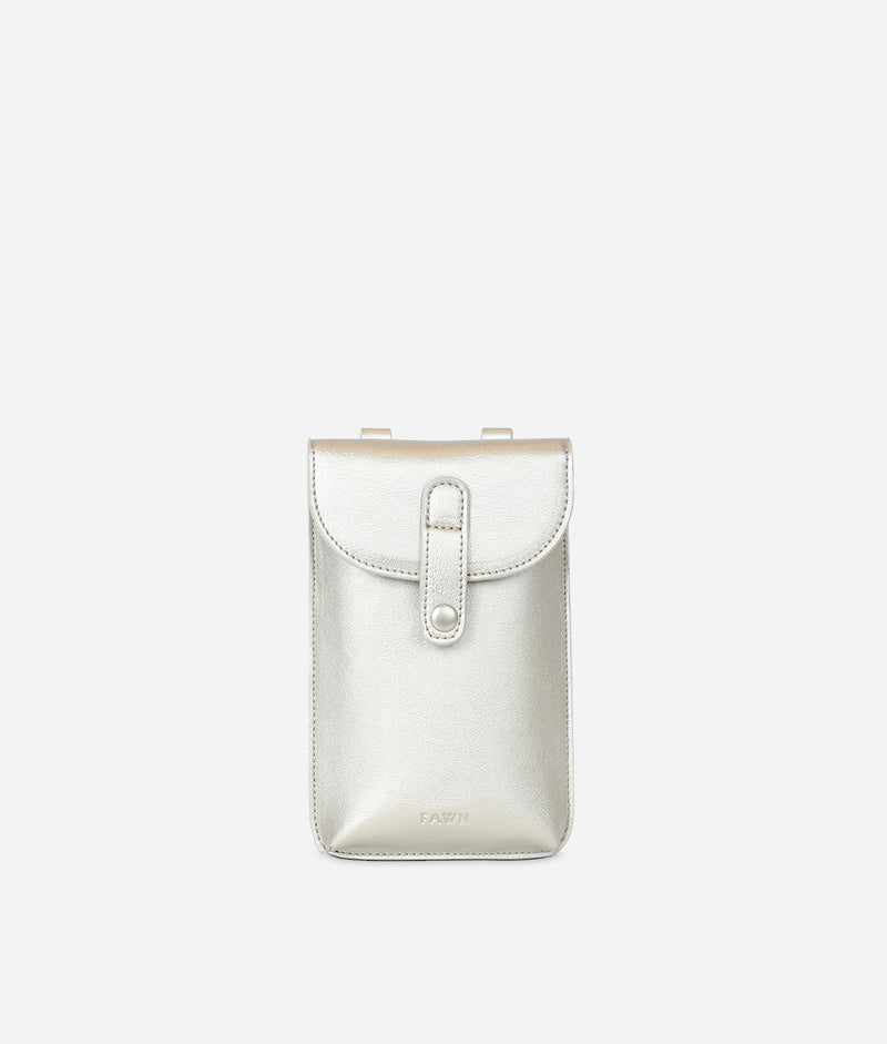 The Phone Bag - Silver – Fawn Design
