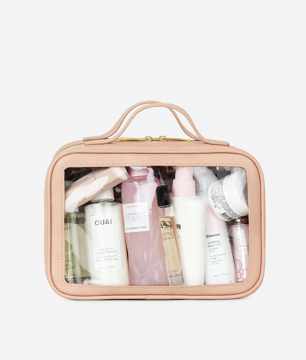 Luxe Gloss Hanging Toiletry Case in All Heart Kelly Green main image 1