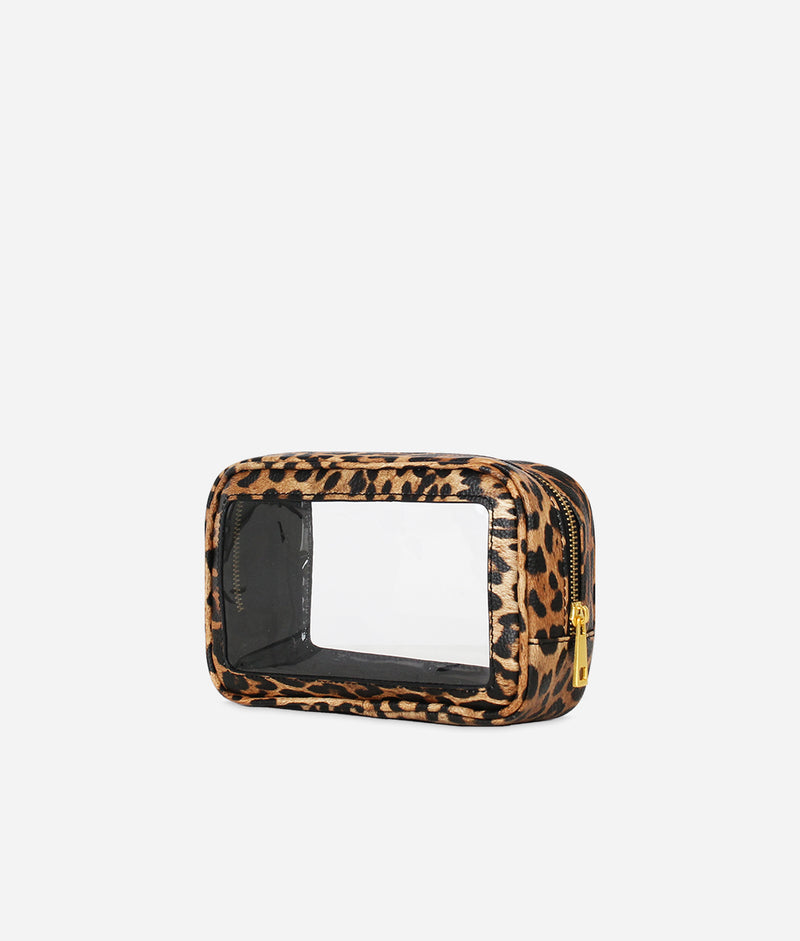 The Toiletry Case Small - Leopard