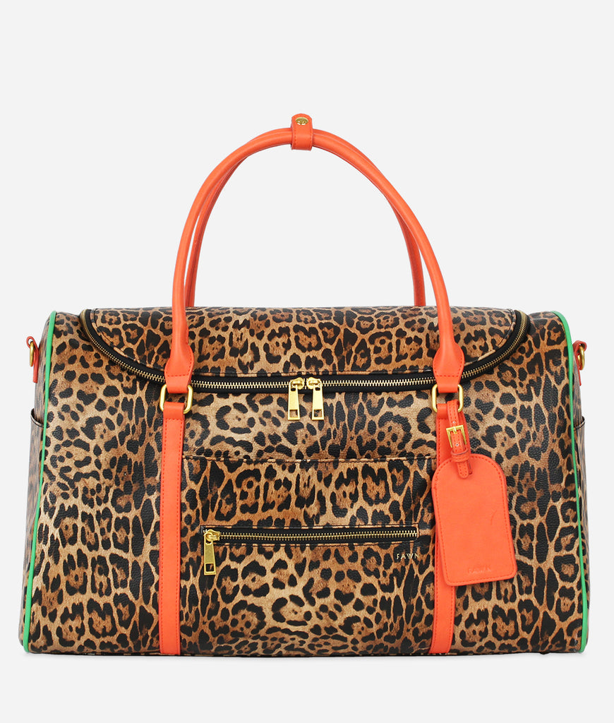 Personalized Leopard Weekender Duffle Bag – Gifts Happen Here
