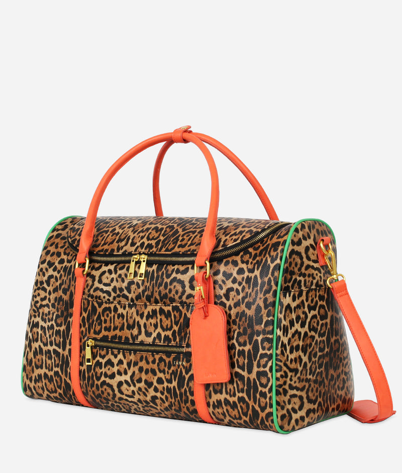 Original Victoria's Secret Leopard Gym weekender duffel bag