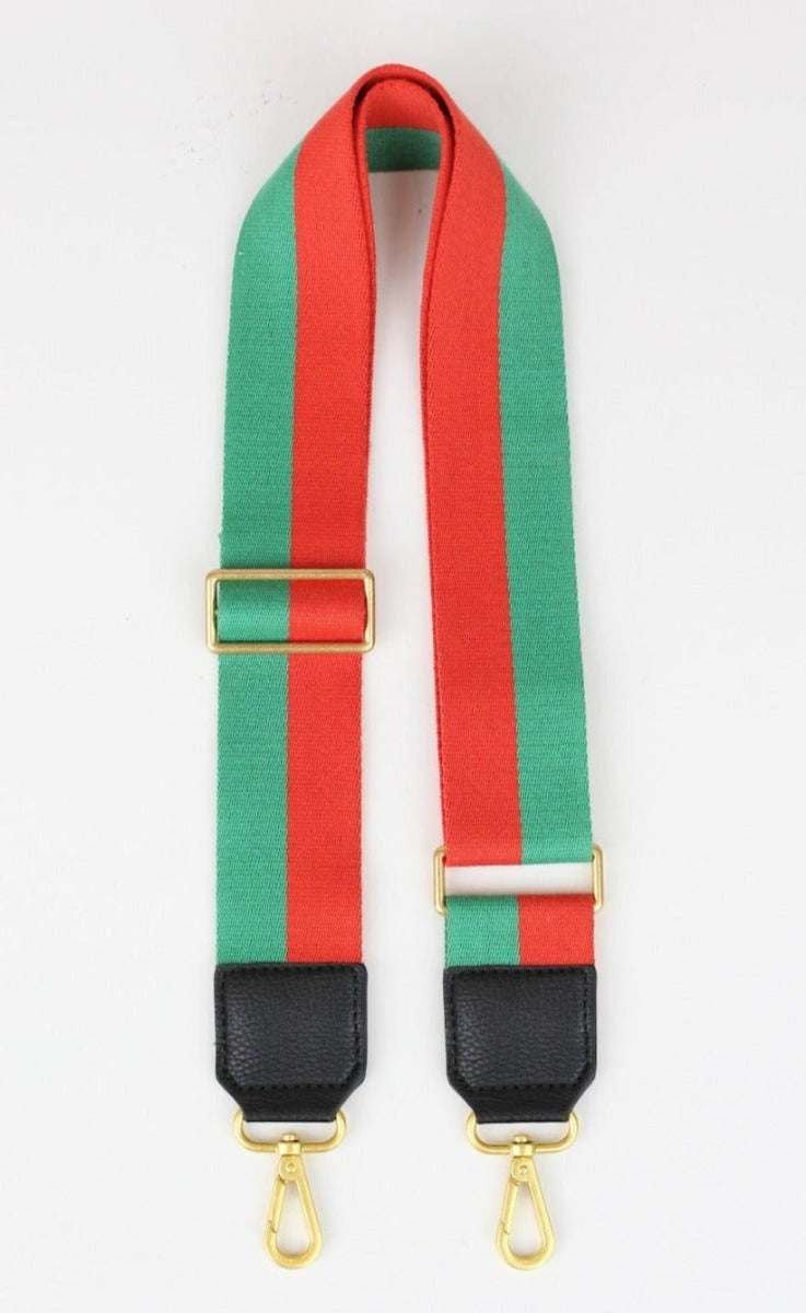 The Stripe Woven Strap Short - Red/Green